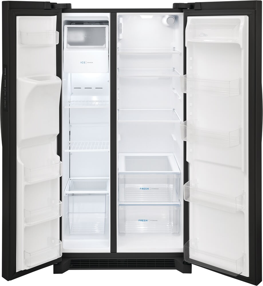 FRSS2623AB Frigidaire 36" 25.6 Cu. Ft. Side by Side Refrigerator Black