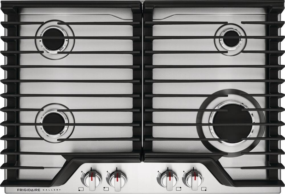 GCCG3046AS Frigidaire Gallery 30" Gas Cooktop 4 Burners Stainless Steel