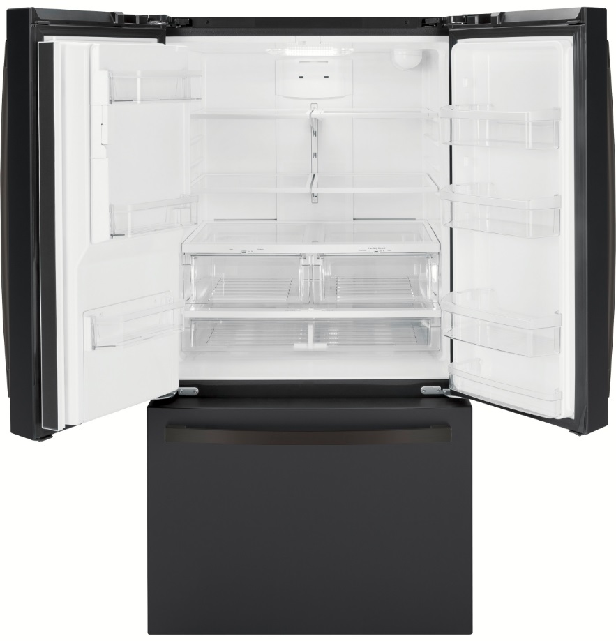 GFE26JEMDS GE 36" 25.5 Cu. Ft. FrenchDoor Refrigerator with LED