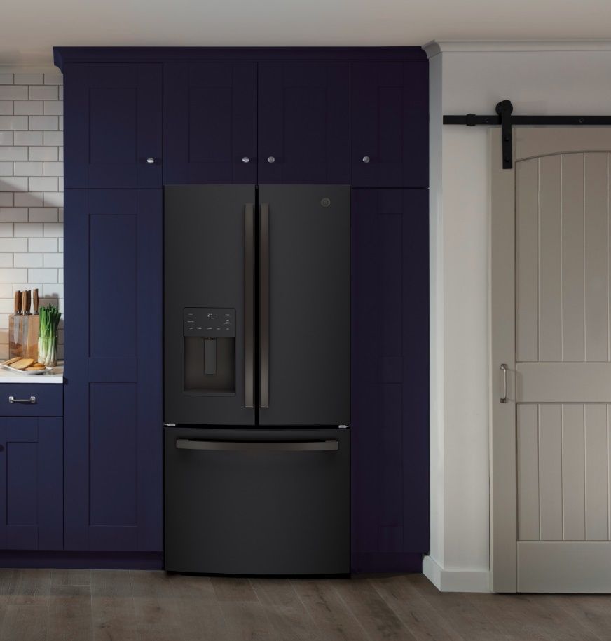 GFE26JEMDS GE 36" 25.5 Cu. Ft. FrenchDoor Refrigerator with LED