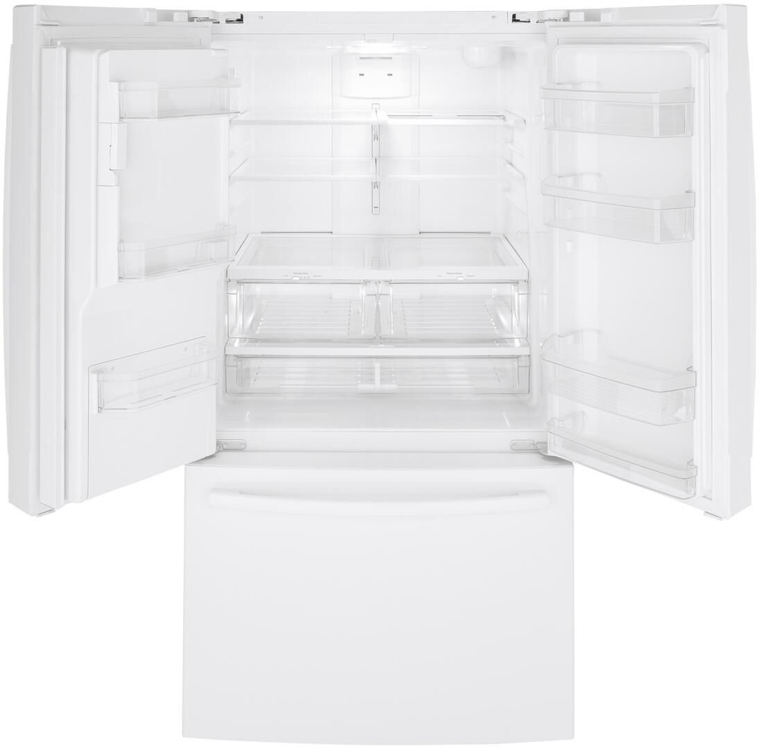 GFE26JGMWW GE 36" 25.6 Cu. Ft French Door Refrigerator White