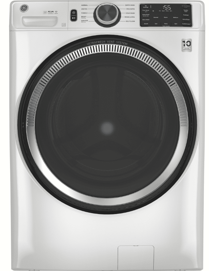GFW550SSNWW GE 28" Front Load Washer 4.8 Cu. Ft. with OdorBlock Wifi