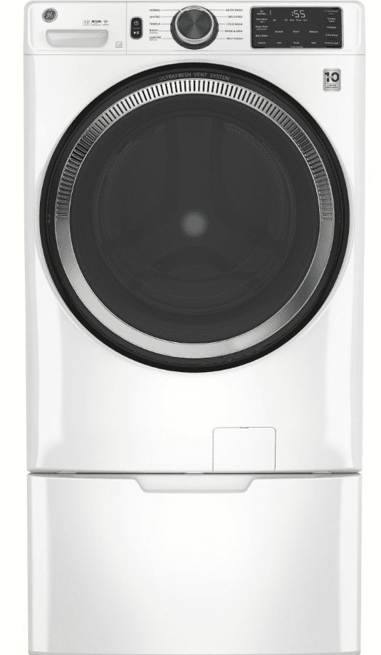 GFW550SSNWW GE 28" Front Load Washer 4.8 Cu. Ft. with OdorBlock Wifi