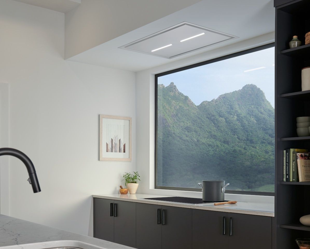 HBC143EWH Best 43" Ceiling Mounted Range Hood External Blower Required