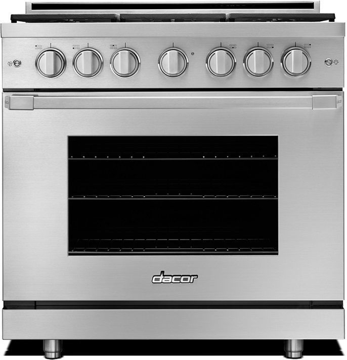 HGPR36SNG Dacor 36" Professional Natural Gas Self Cleaning Pro Range