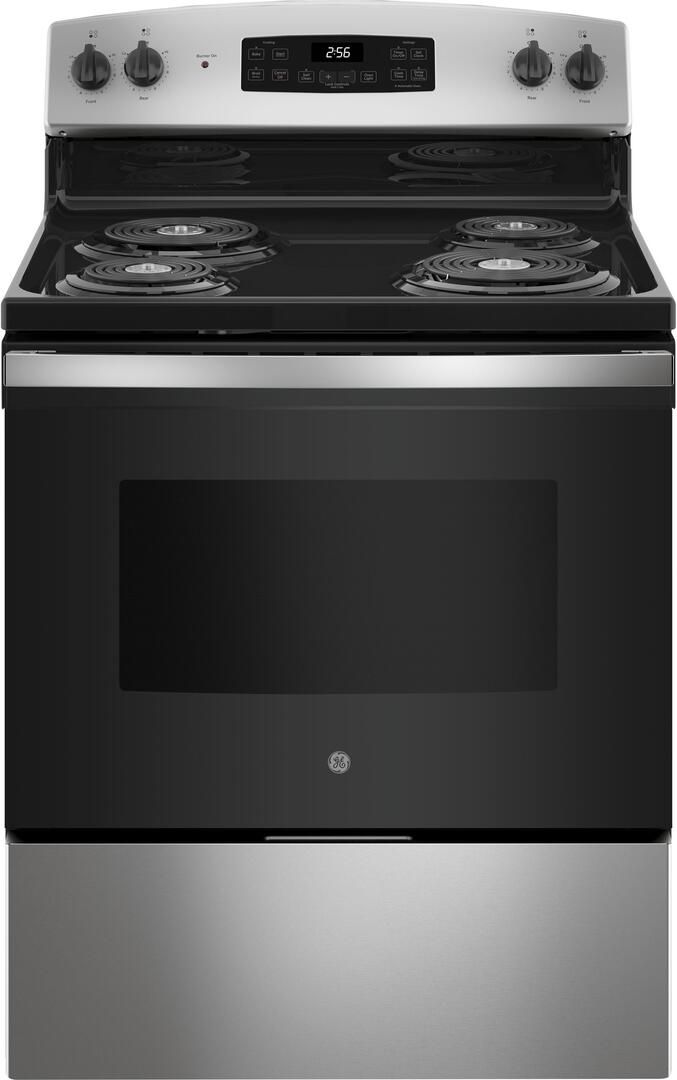 JB256RTSS GE 30" Free Standing Electric Range Stainless Steel