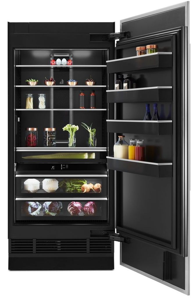 JBRFR36IGX JennAir 36" Built In Column Refrigerator Right Hinge