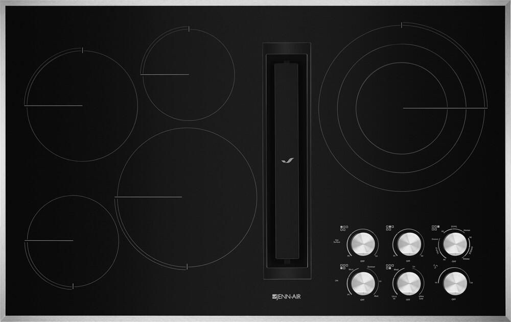 JED3536GS JennAir 30" EuroStyle Electric Downdraft Cooktop Black