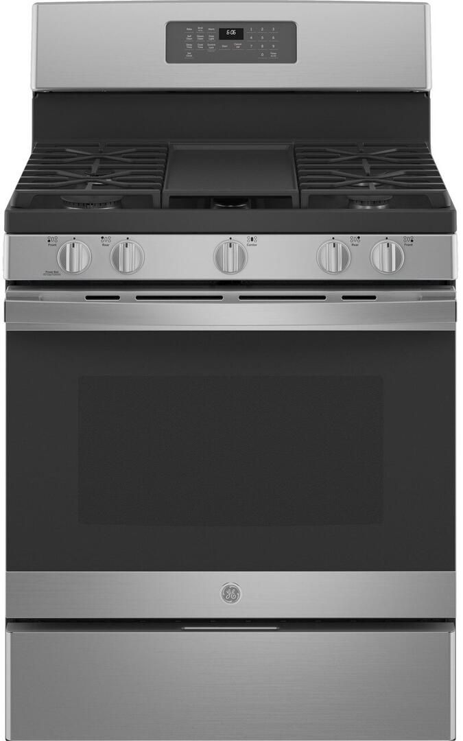 JGB660SPSS GE 30" Freestanding Gas Range Stainless Steel