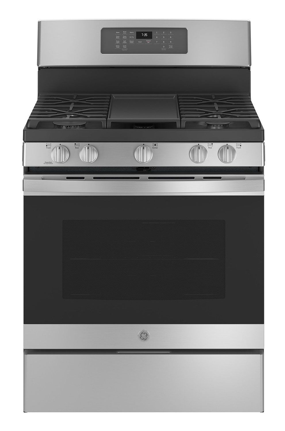 JGB735SPSS GE 30" Freestanding Gas Convection Range with Air Fry