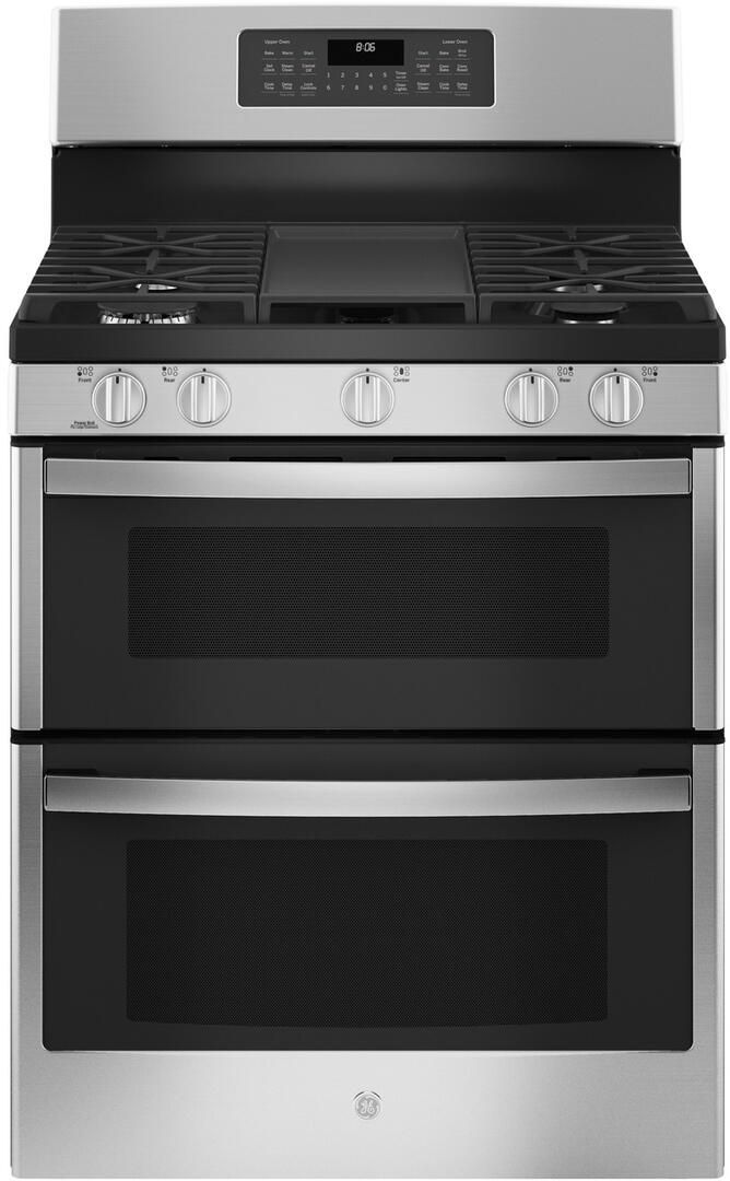 JGBS86SPSS GE 30" Free Standing Double Oven Convection Gas Range