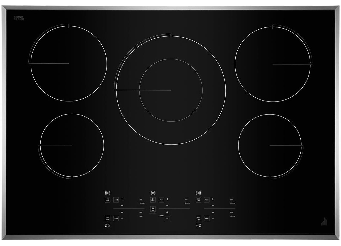 JIC4530KS JennAir 30" Lustre Induction Cooktop with 5 Zones Black