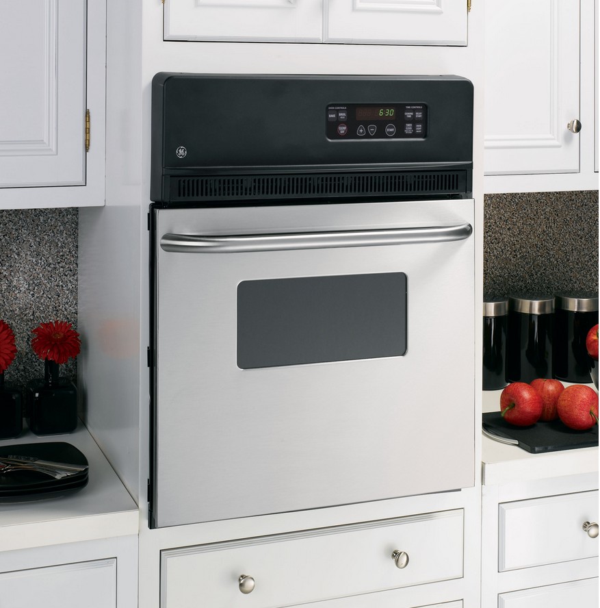 JRS06SKSS GE 24" Electric Single Standard Clean Wall Oven Stainless Steel