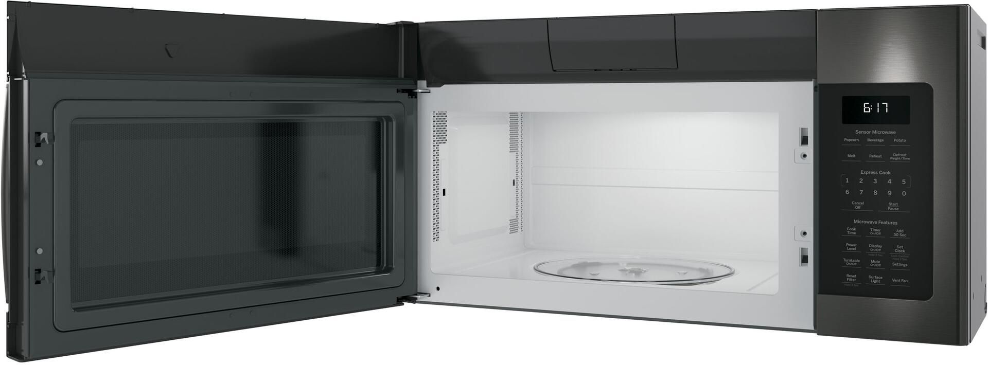JVM6175BLTS GE 30" 1.7 cu. ft. OvertheRange Microwave with 300 CFM