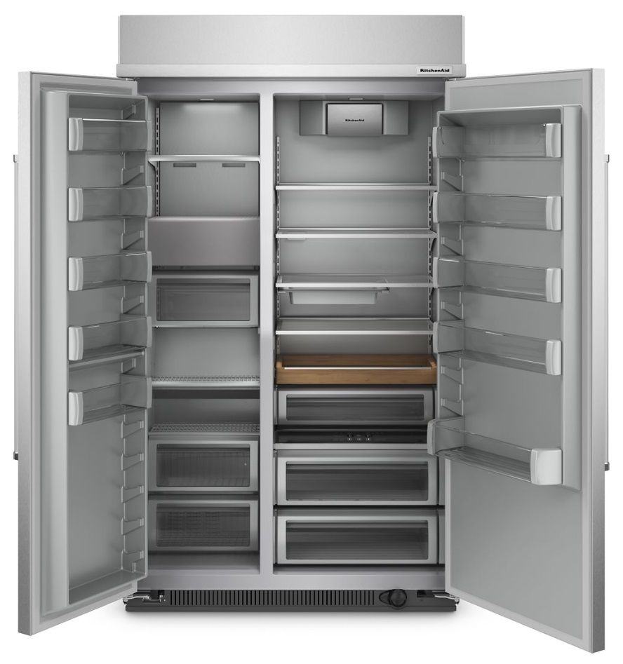 KBSN708MPS KitchenAid 48" BuiltIn SidebySide Refrigerator