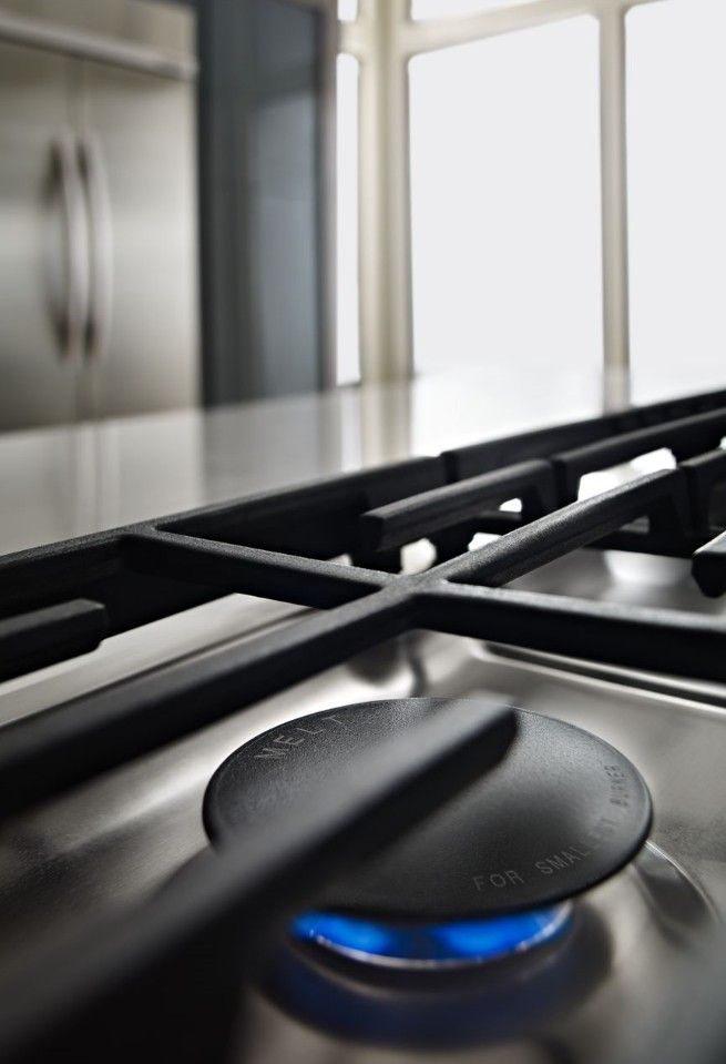 KCGS356ESS KitchenAid 36'' 5Burner Gas Cooktop with Simmer Burner