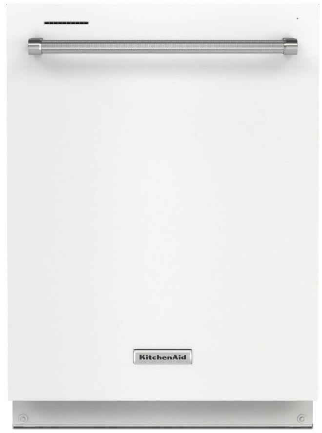 KDTE204KWH KitchenAid 24" 39 dBA Top Control Built In Dishwasher with