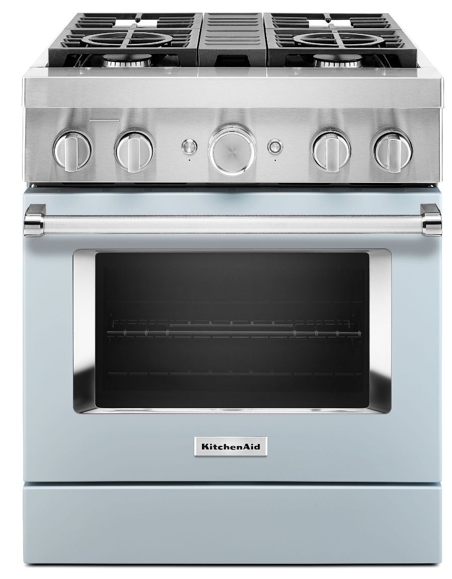 KFDC500JMB KitchenAid 30 Inch Smart CommercialStyle Dual Fuel Range