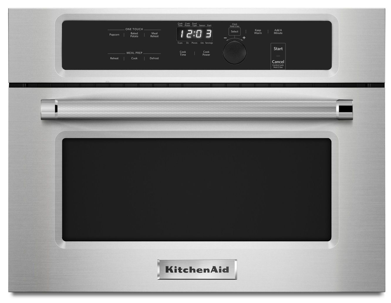 KMBS104ESS KitchenAid 24" Built In Microwave Oven with 1000 Watt