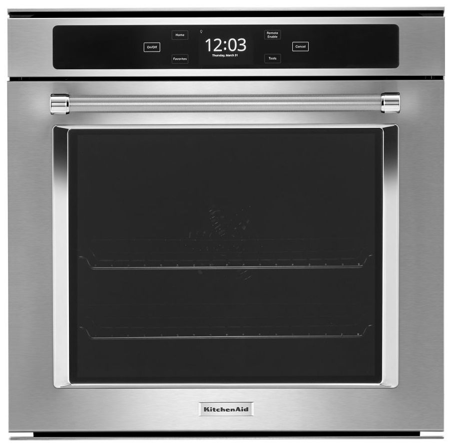 KOSC504PPS KitchenAid 24" Smart Single Wall Oven Fingerprint
