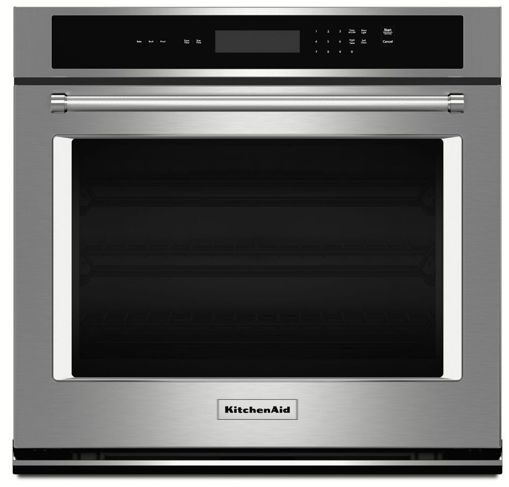 KOST100ESS KitchenAid 30" Single Wall Oven with EvenHeat Thermal Bake