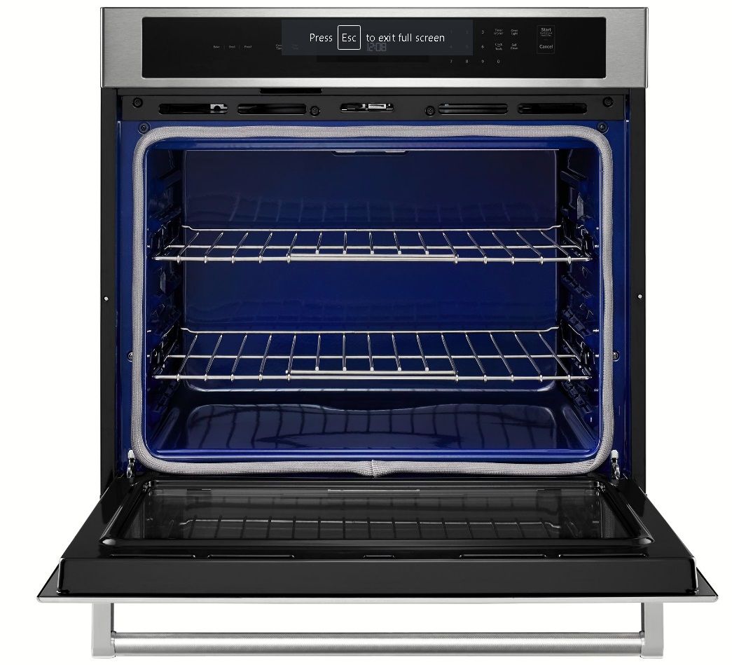 KOST100ESS KitchenAid 30" Single Wall Oven with EvenHeat Thermal Bake