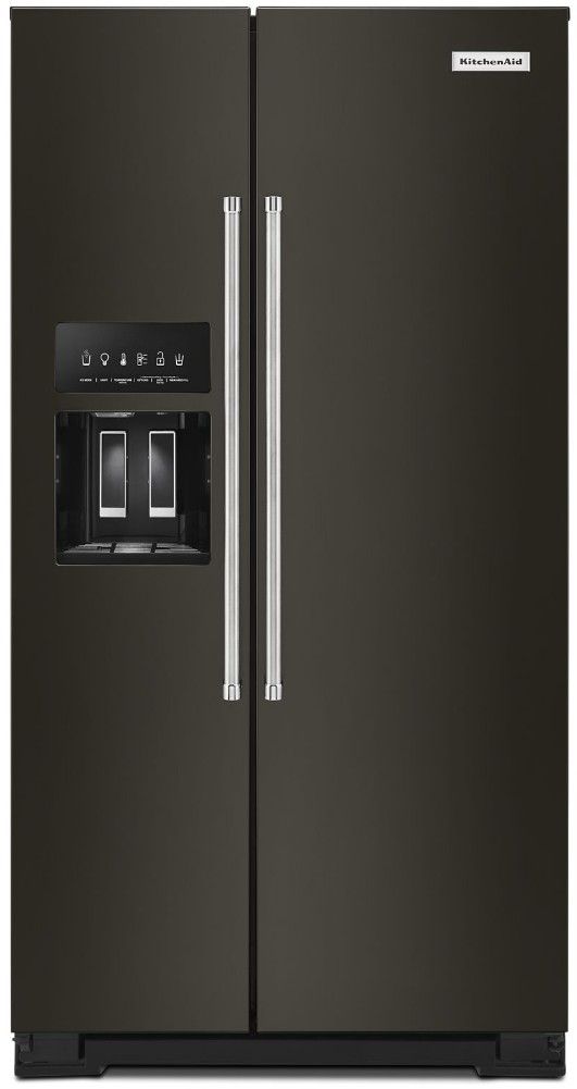 KRSC700HBS KitchenAid 36" Counter Depth SidebySide Refrigerator with In Door Ice System