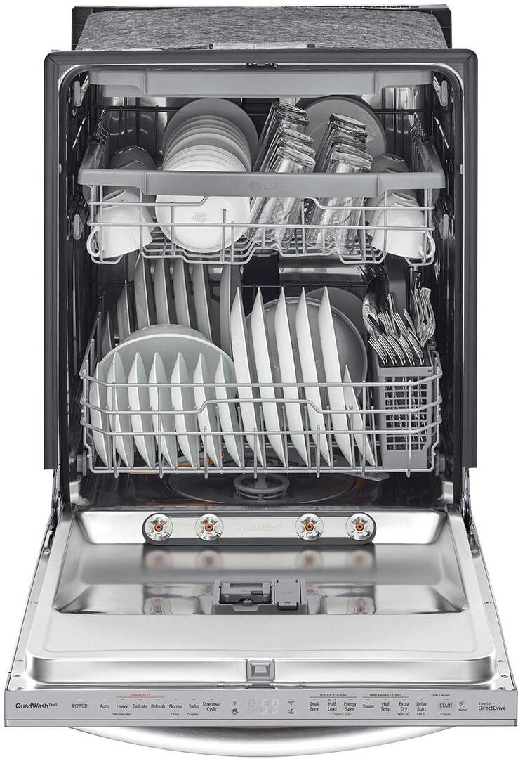 LDTS5552S LG 24" Smart Top Control Dishwasher Printproof Stainless Steel