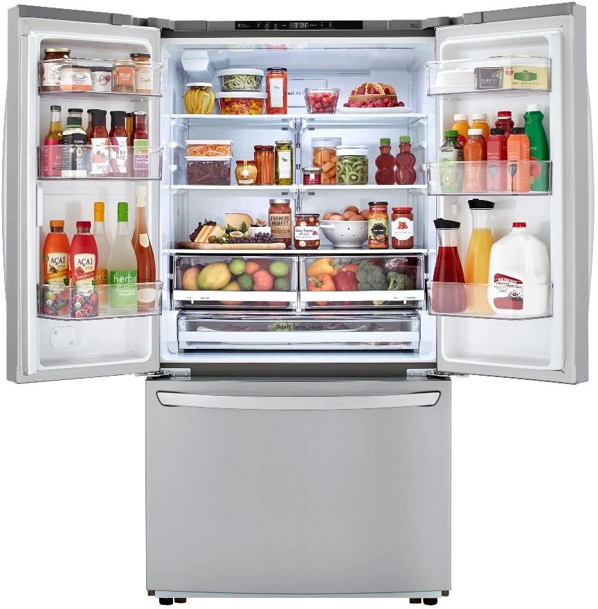LFCC22426S LG 36" French Door Counter Depth Refrigerator with