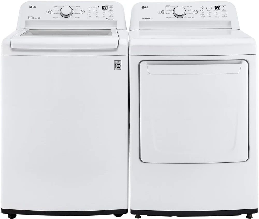 PACKAGE LG70WE LG Appliance Laundry Package Top Load Washer with