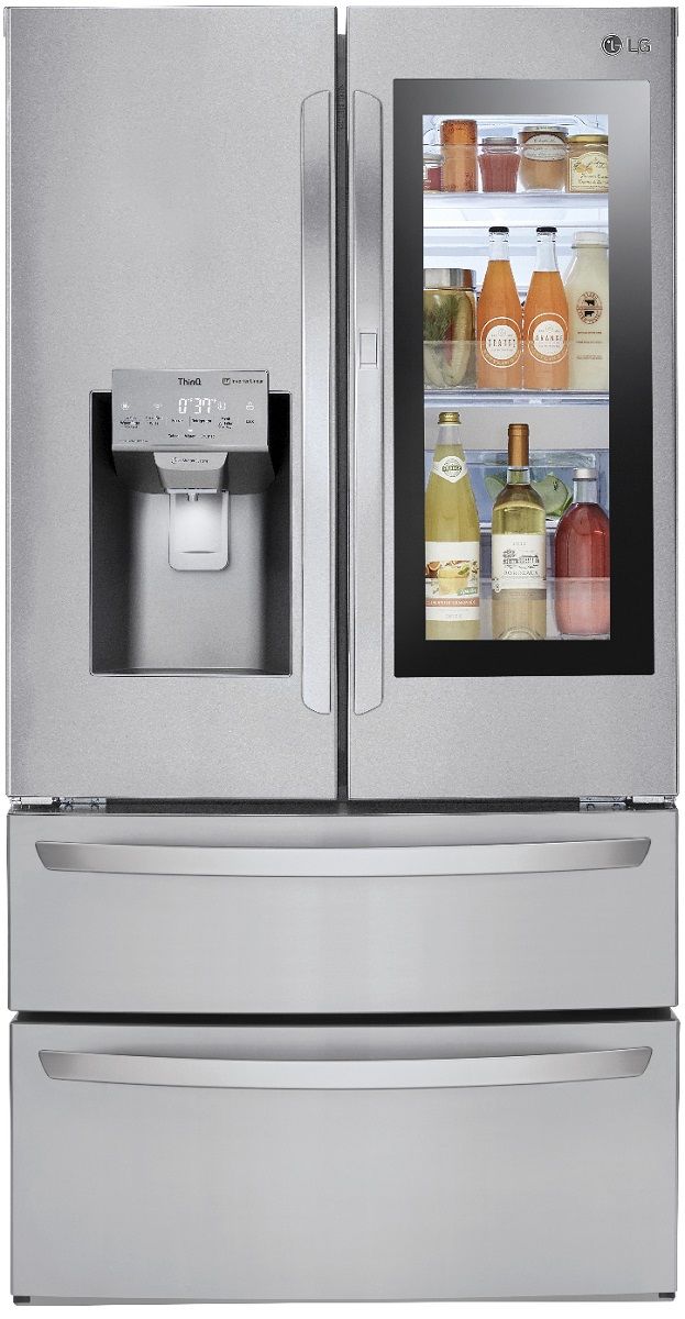 LMXS28596S LG 36" Energy Star Rated French Door Refrigerator with Slim