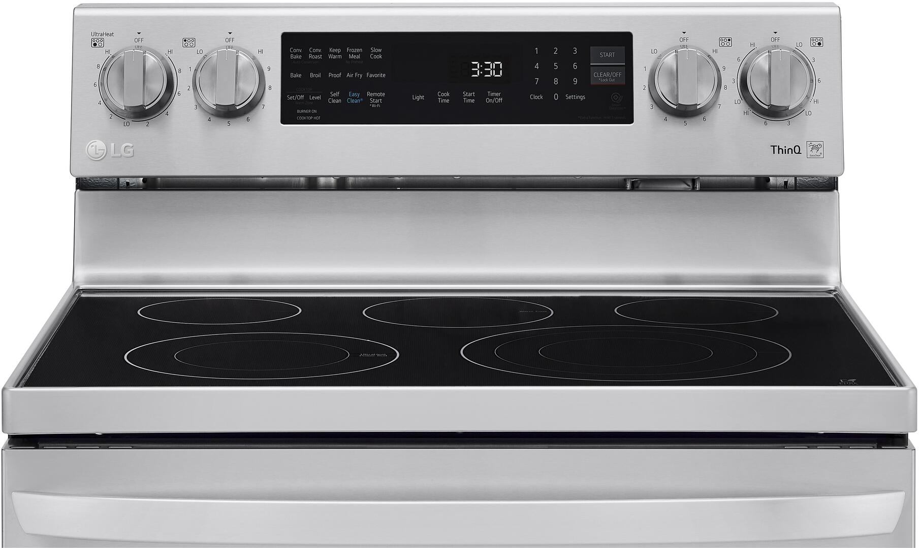 LREL6325F LG 30" 6.3 cu.ft. Wifi Enabled Electric Range with InstaView