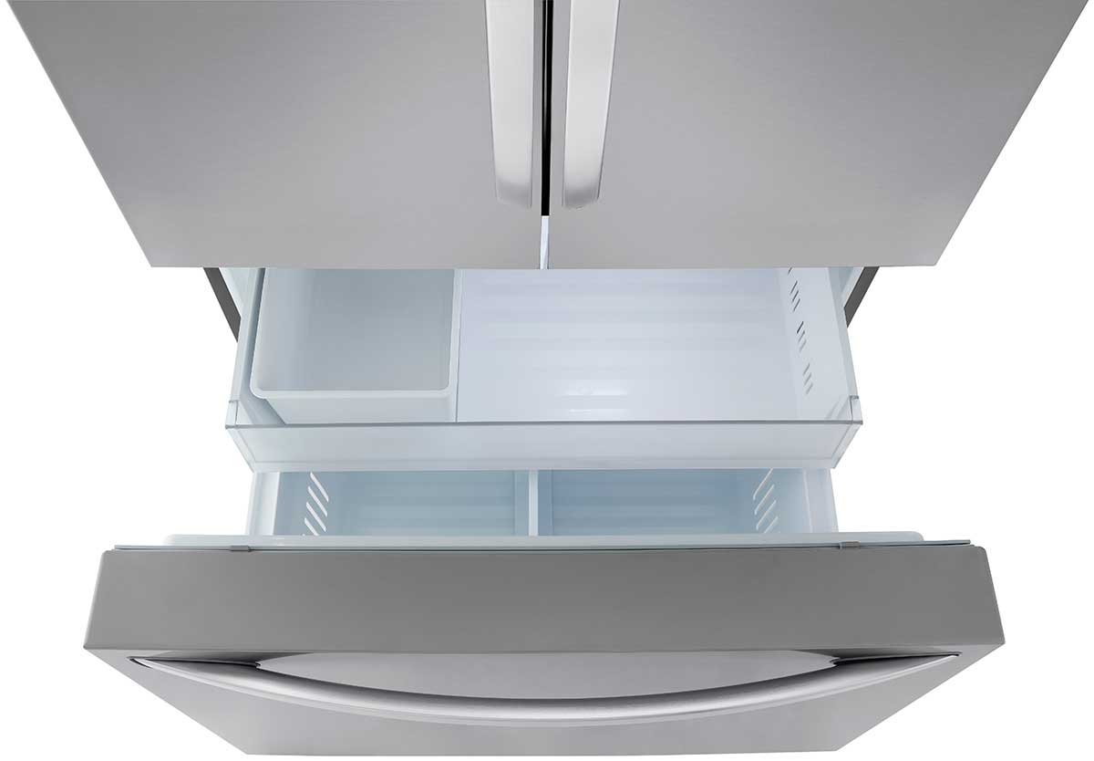 LRFLC2706S LG 36" 27 cu ft. 3 Door French Door Counter Depth Refrigerator with Internal Water