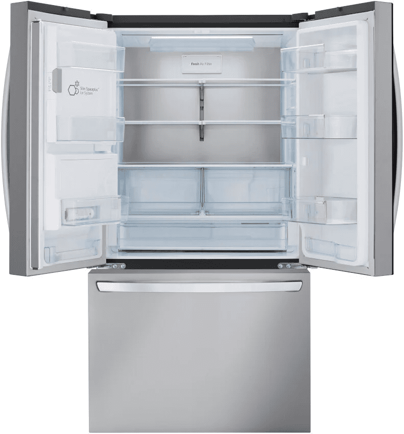 LRFS28XBS LG 36" Core Series 28 cu. Ft. Freestanding 3 Door French Door