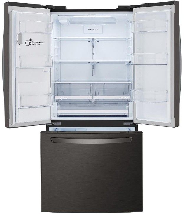 LRFXS2503D LG 33" French Door Standard Depth Refrigerator with