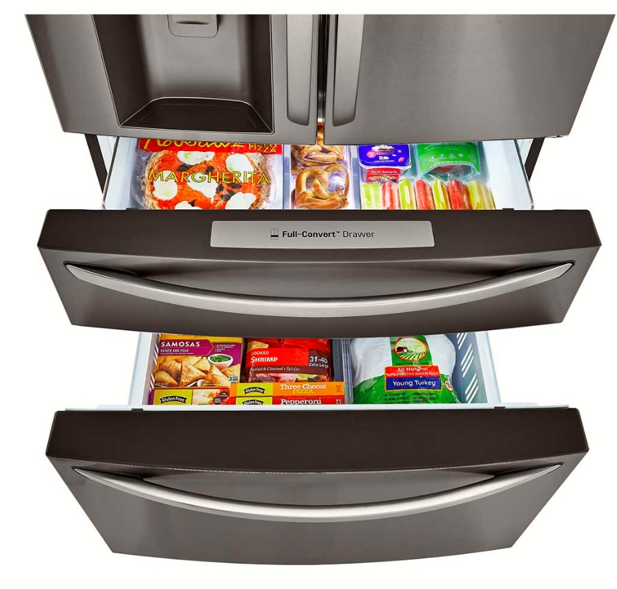 LRMDS3006D LG 36" 30 cu.ft. 4 Door French Door Refrigerator with Craft