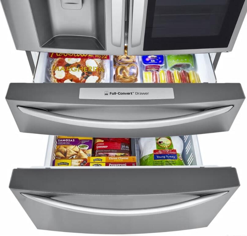 LRMVS3006S LG 36" 30 cu.ft. 4 Door French Door Refrigerator with Craft