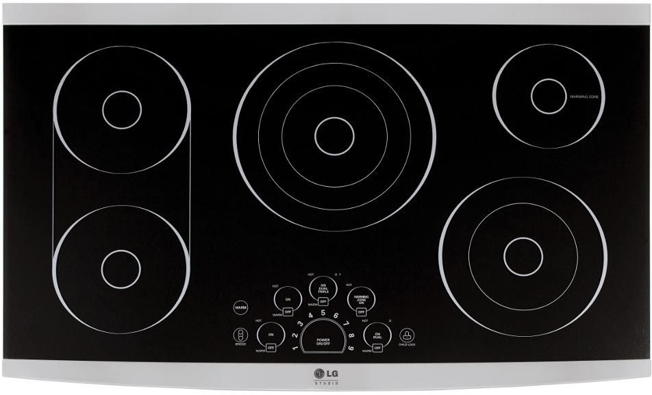 LSCE365ST LG Studio 36" Radiant Cooktop with Smoothtouch Controls