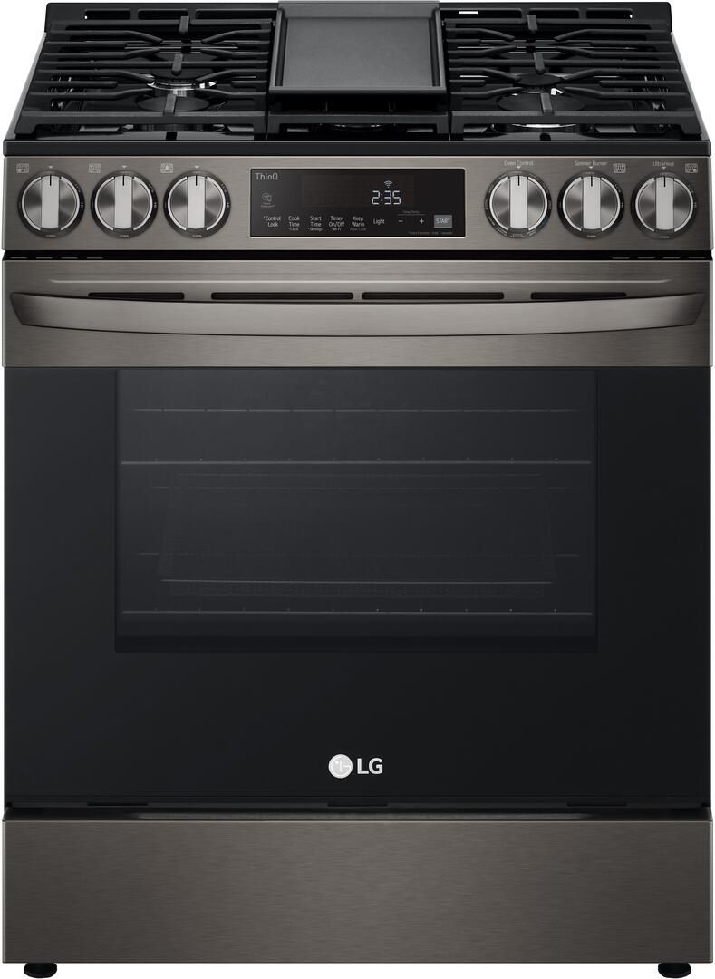 LSGL5833D LG 30" Smart Gas Slide In Range with Air Fry PrintProof