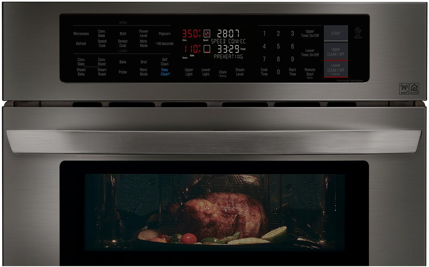 LWC3063BD LG 30" Smart WiFi Enabled Combination Wall Oven with Infrared