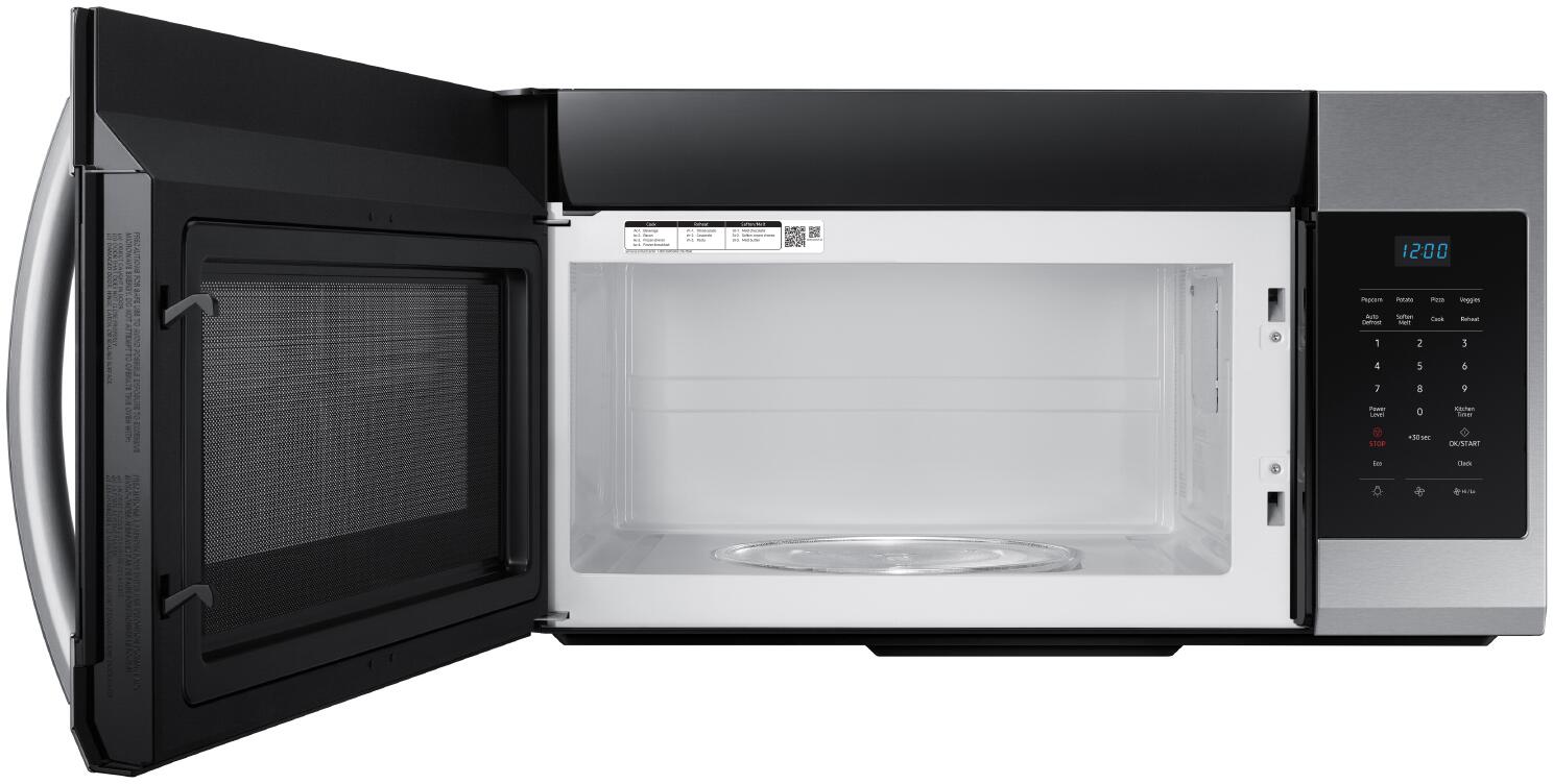 ME17R7021ES Samsung 30" 1.7 cu ft Over the Range Microwave with 300 CFM Fingerprint Resistant