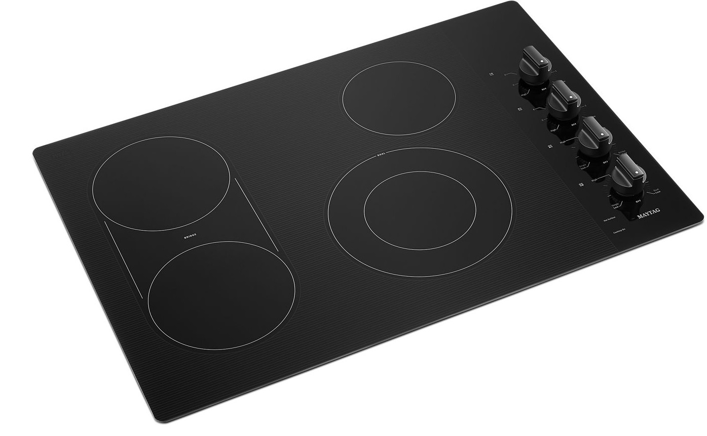 MEC8830HB Maytag 30" Ceramic Glass Electric Cooktop with Quick Preheat