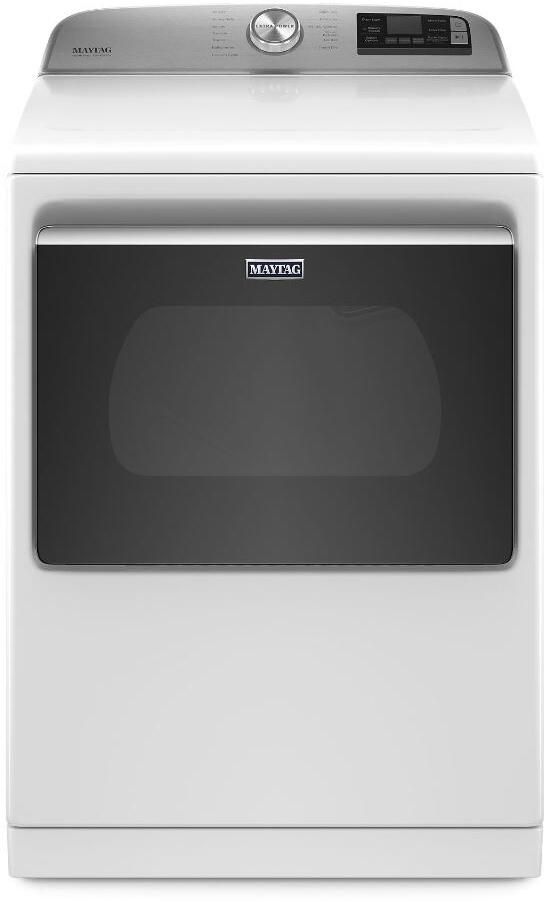 MED7230HW Maytag 27" Smart 7.4 cu ft Electric Dryer White