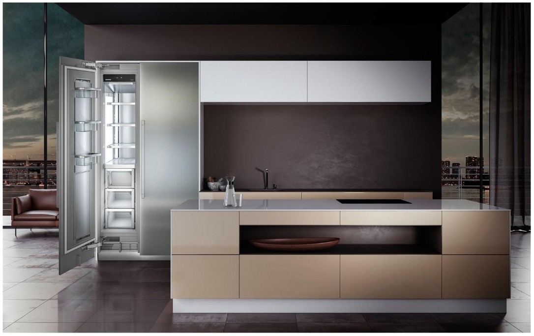 MF1851 Liebherr 18" Monolith BuiltIn Counter Depth Column All Freezer with SuperFrost and Super