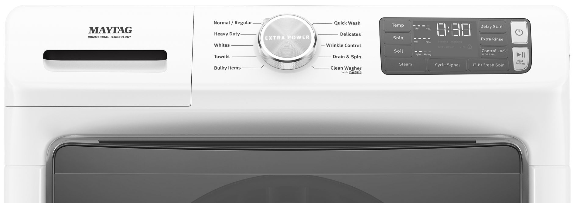 MHW5630HW Maytag 27" 4.5 Cu. Ft. Front Load Washer with Internal Heater