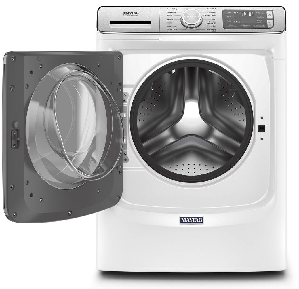 MHW8630HW Maytag 27" 5.0 Cu. Ft. Front Load Washer with Clean Washer