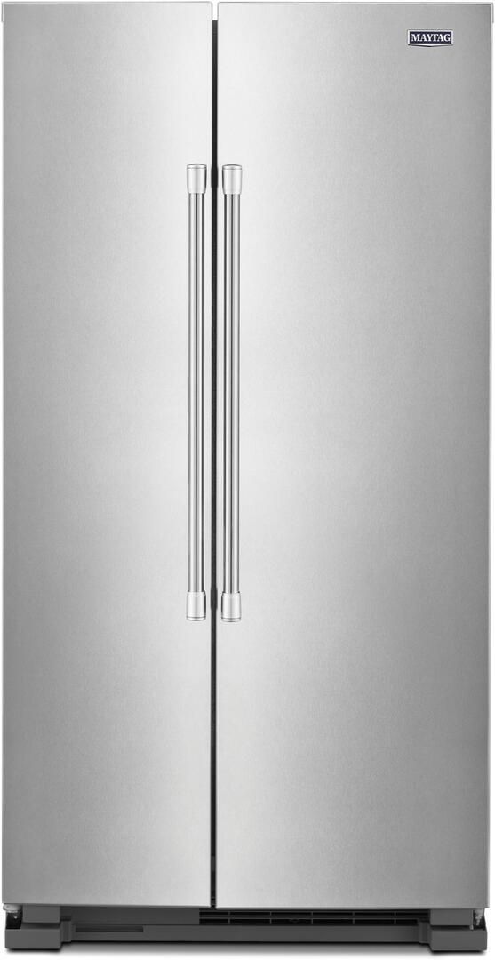 MSS25N4MKZ Maytag 36" 25 cu ft Side by Side Refrigerator Fingerprint Resistant Stainless Steel