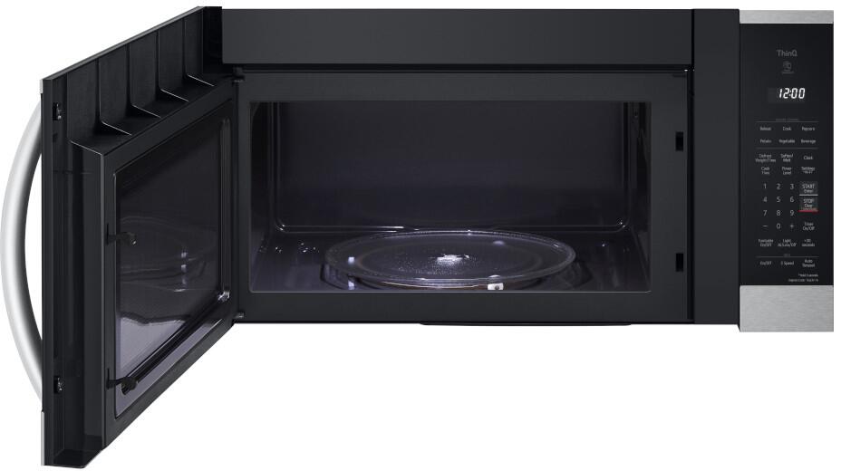 MVEM1825F LG 30" 1.8 cu.ft. Over The Range Microwave PrintProof