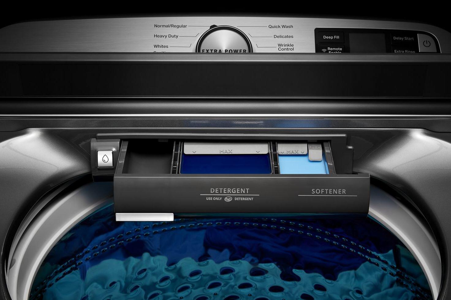 MVW7230HC Maytag 27" Smart 5.2 cu ft Top Load Washer Metallic Slate