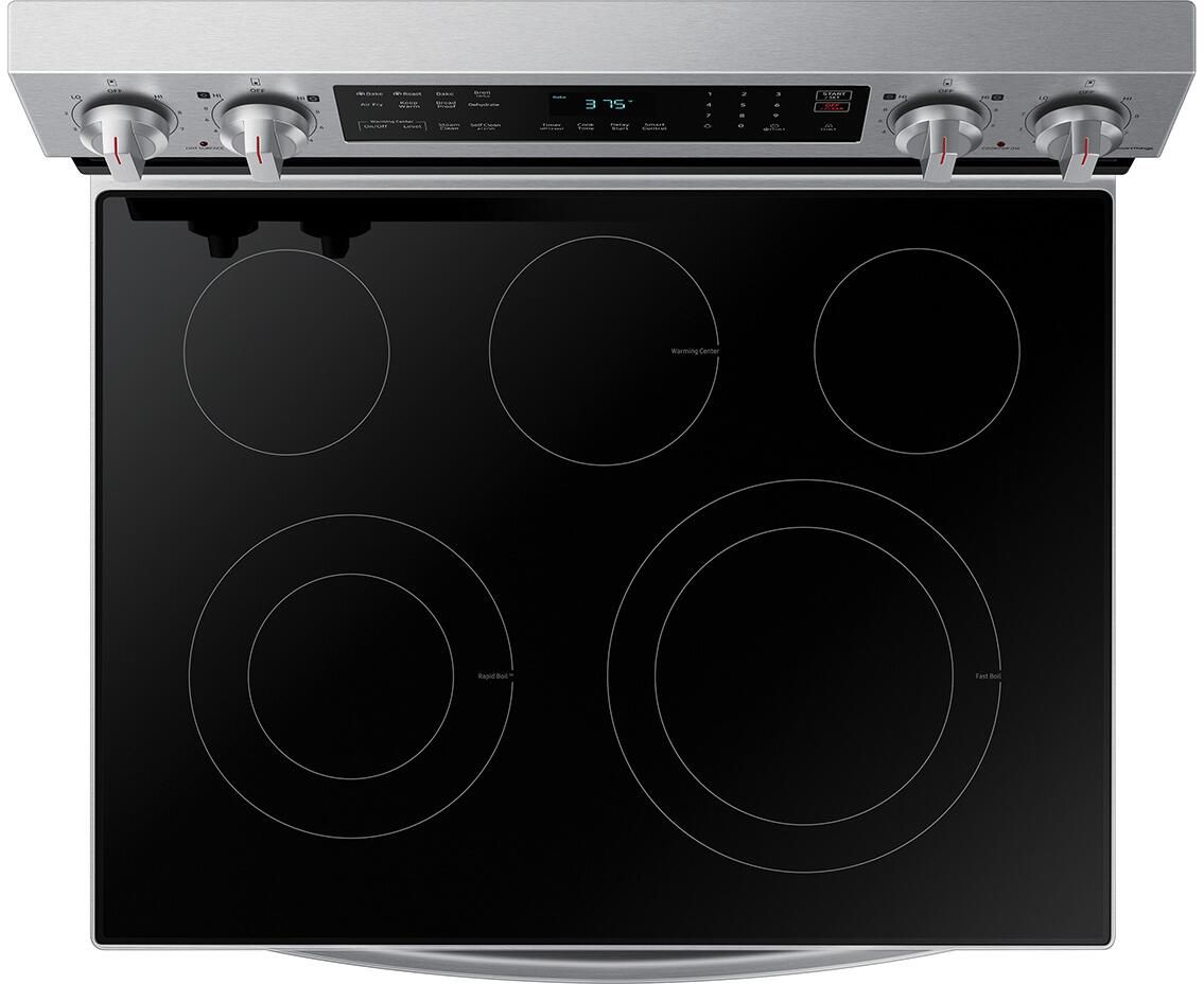 NE63A6511SS Samsung 30" Smart Electric Convection Range with 5 Elements